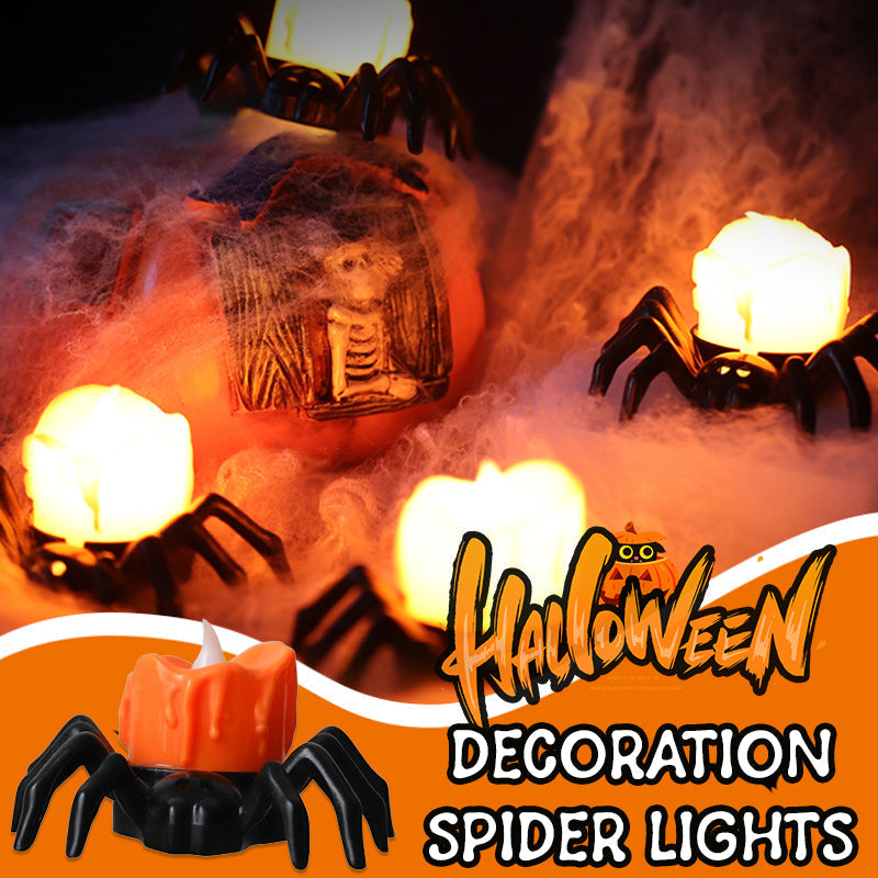 🎃Halloween-dekoration Spindelbelysnin🕷️