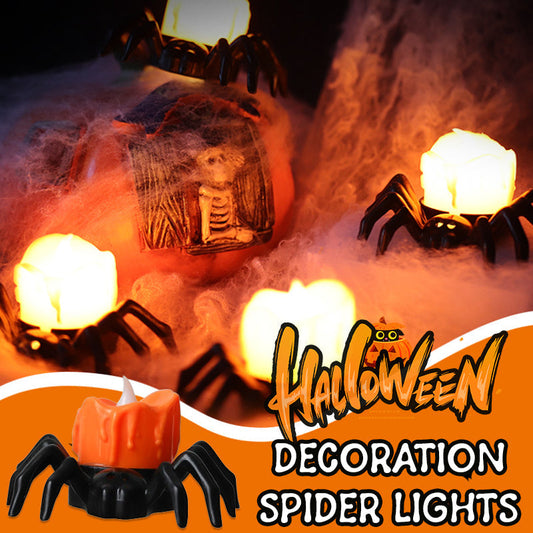 🎃Halloween-dekoration Spindelbelysnin🕷️