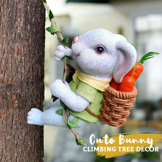 🐰🌿 Söt Kanin Klätterträd Dekor