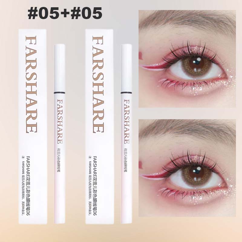 🌈Färgad flytande eyeliner👁️