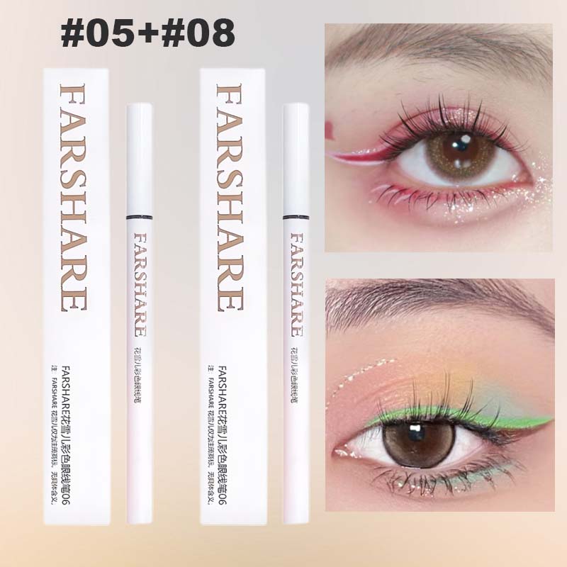 🌈Färgad flytande eyeliner👁️