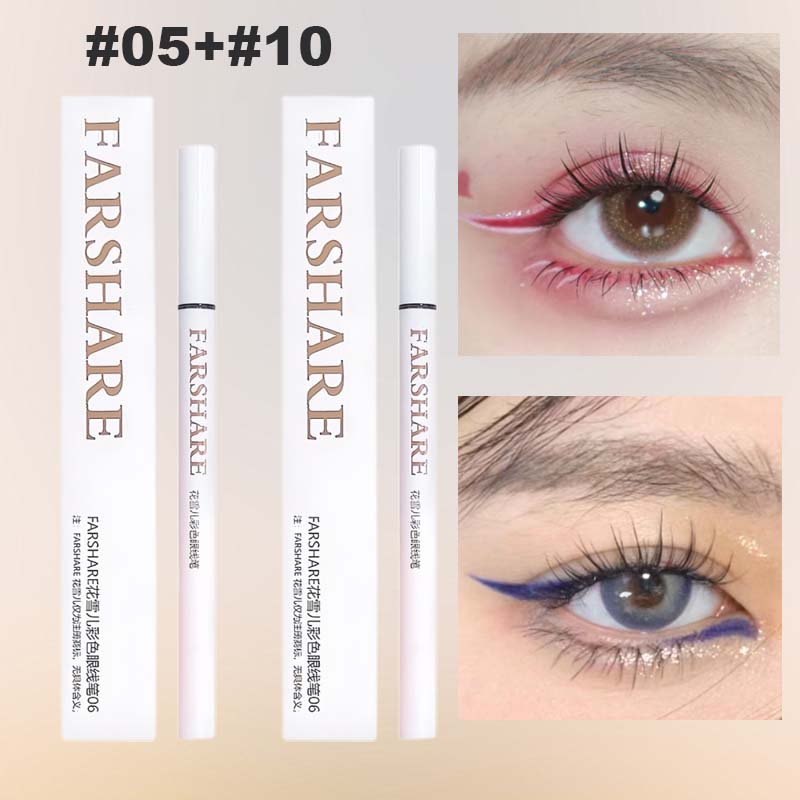 🌈Färgad flytande eyeliner👁️