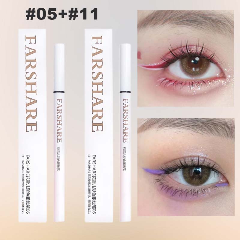🌈Färgad flytande eyeliner👁️