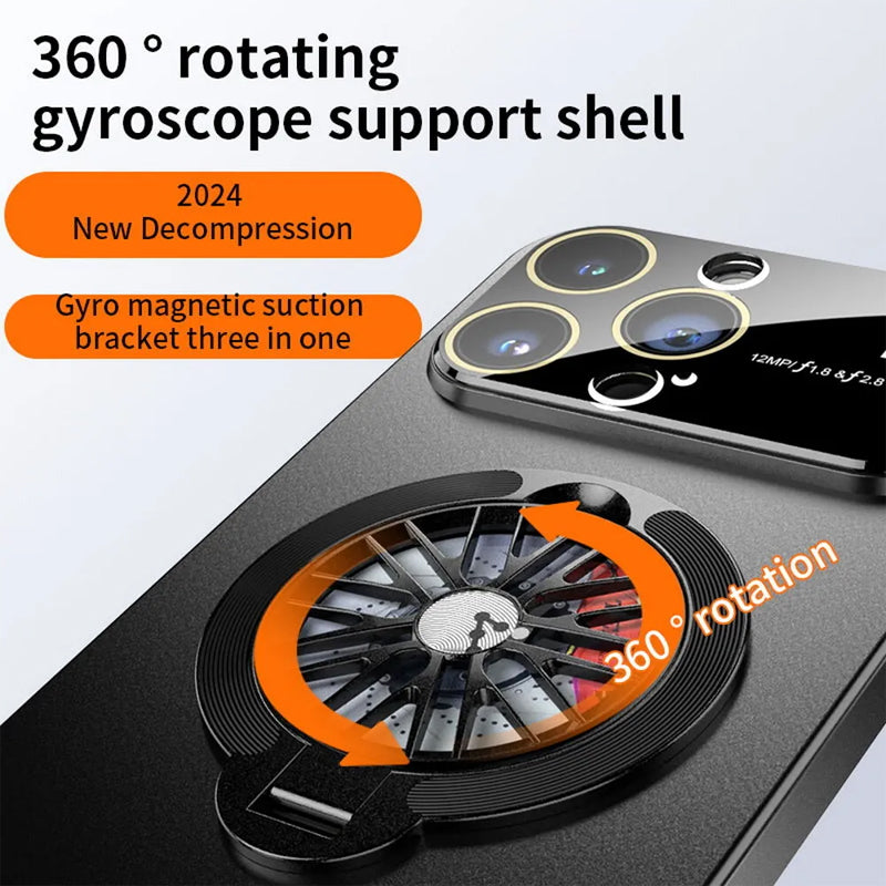 ✨Telefonfodral med roterande gyroskopstati