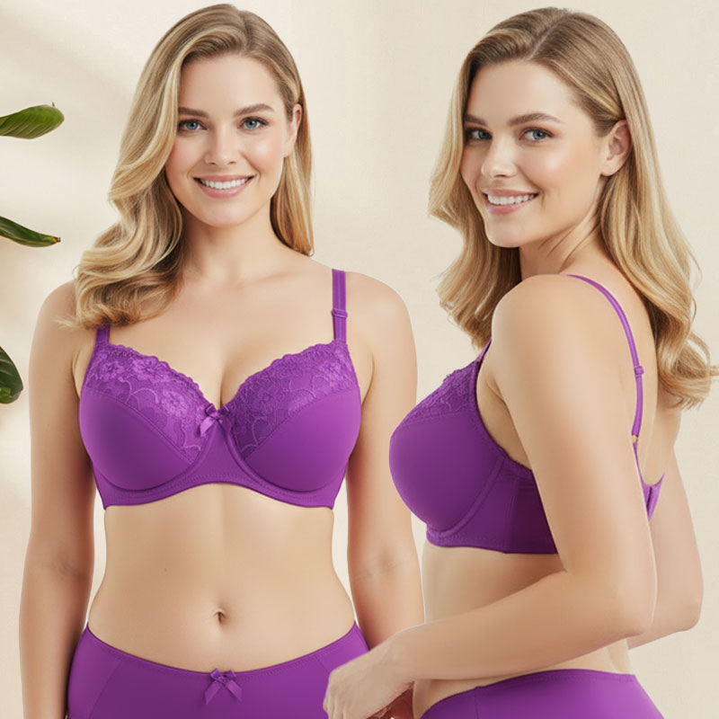 🌹Försäljning inför jul: 49 % rabatt❤️BH med spetsförslutning och hållbarhet