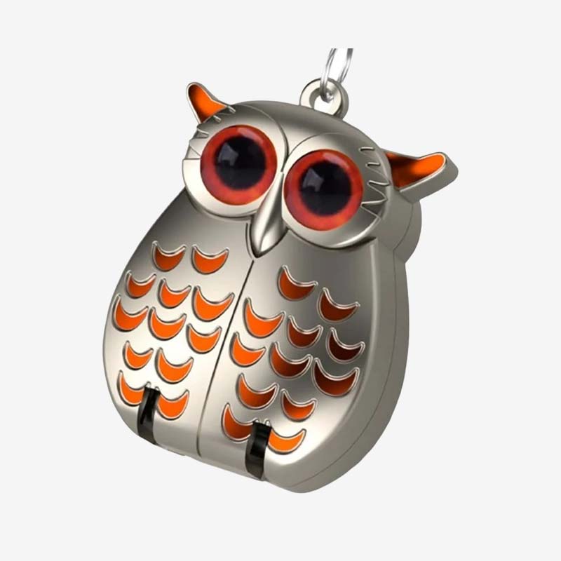 🦉Fällbar minisax för naglar i form av en uggla