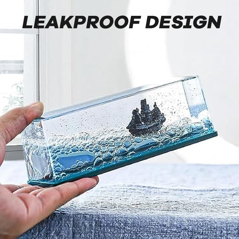 🚢Kryssningsfartyg Vätska Drift Flask🌊