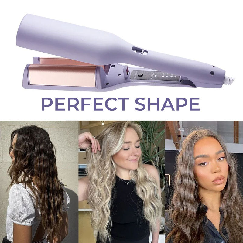 💇‍♀️32 mm locktång med fransk V-formad våg