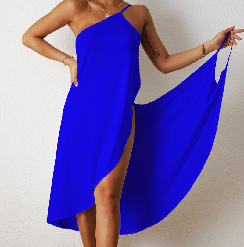 🎉🏄‍Women's Beach Wrap Dress Överdragsklädsel