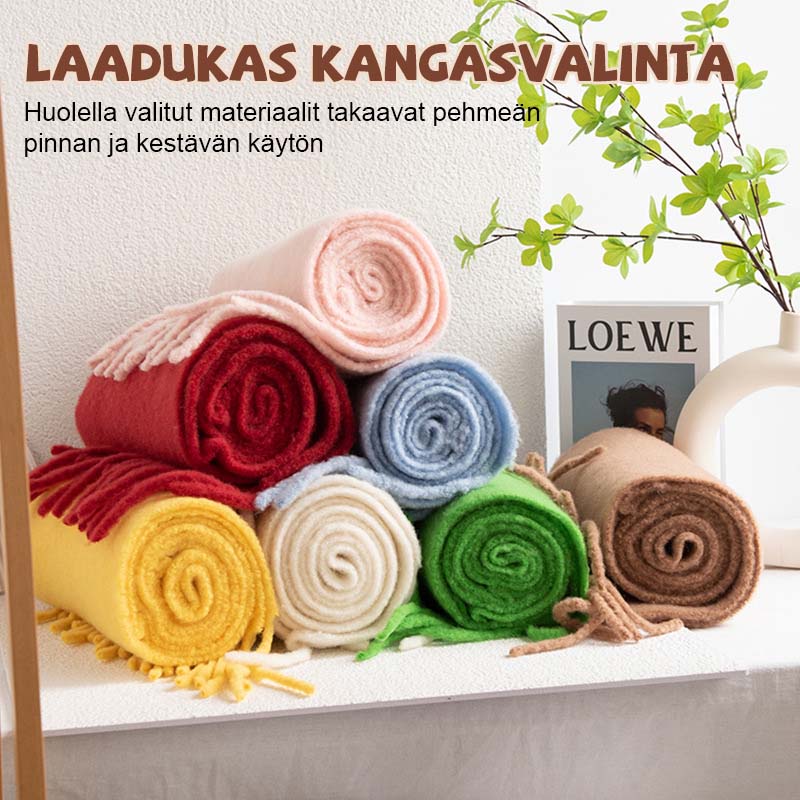 🧣 Enfärgade klassiska halsdukar – mjuk elegans🌟
