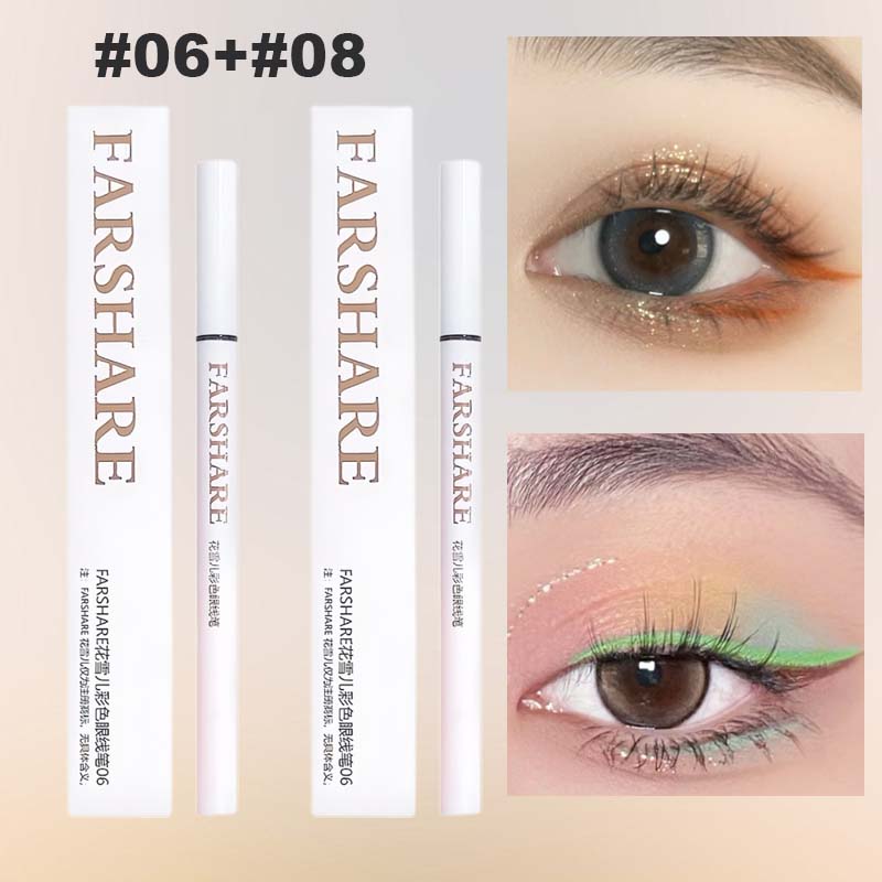 🌈Färgad flytande eyeliner👁️