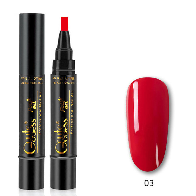 💅✨ 3-i-1 Gellack Penna | Bas, Färg & Topplack i Ett Steg! | Snabb Manikyr