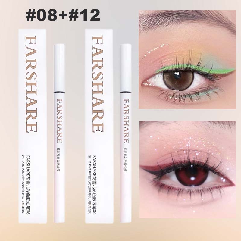 🌈Färgad flytande eyeliner👁️