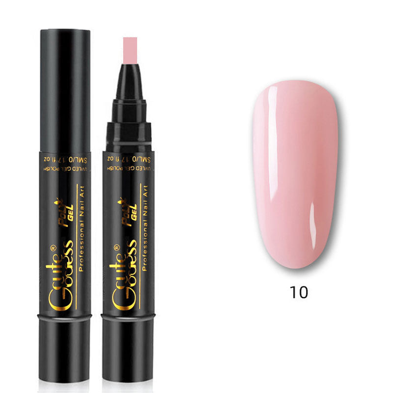 💅✨ 3-i-1 Gellack Penna | Bas, Färg & Topplack i Ett Steg! | Snabb Manikyr