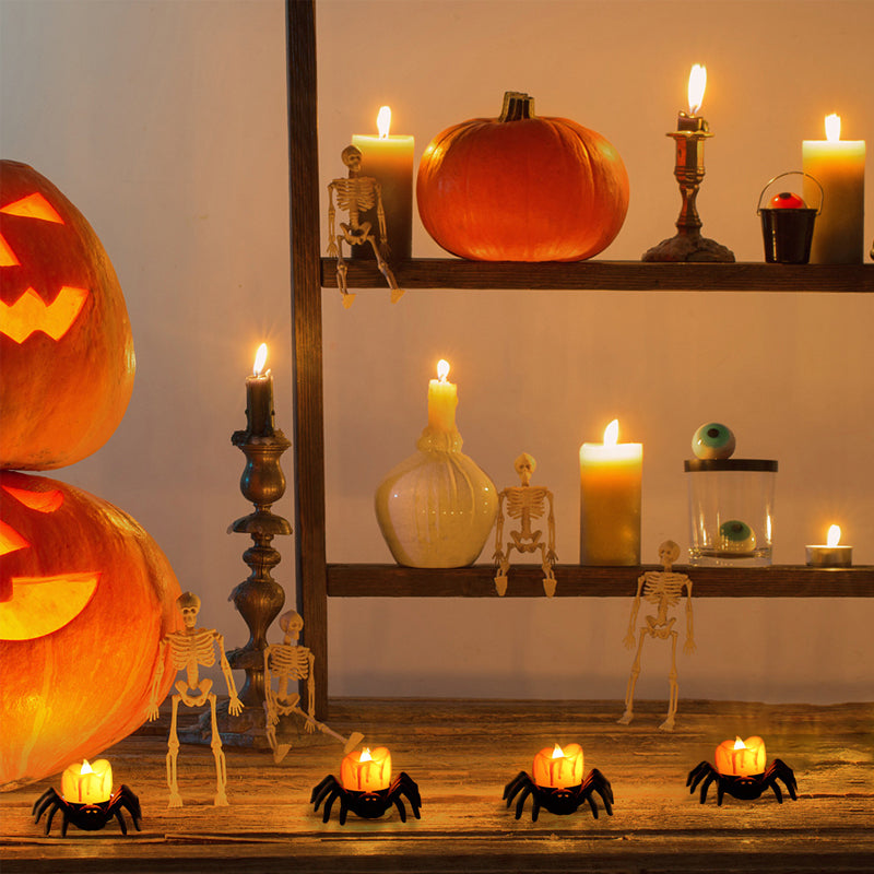 🎃Halloween-dekoration Spindelbelysnin🕷️
