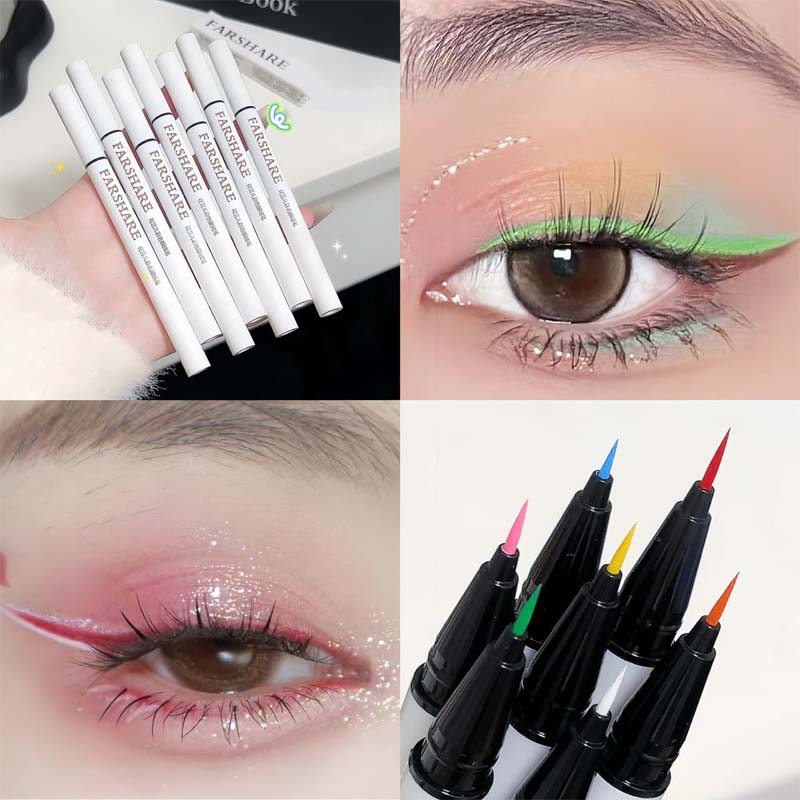 🌈Färgad flytande eyeliner👁️