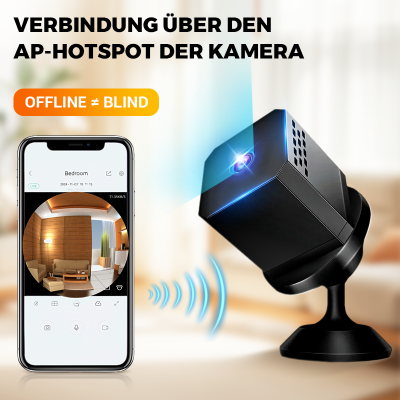 💥Mini Smart HD övervakningskamera med nattseende