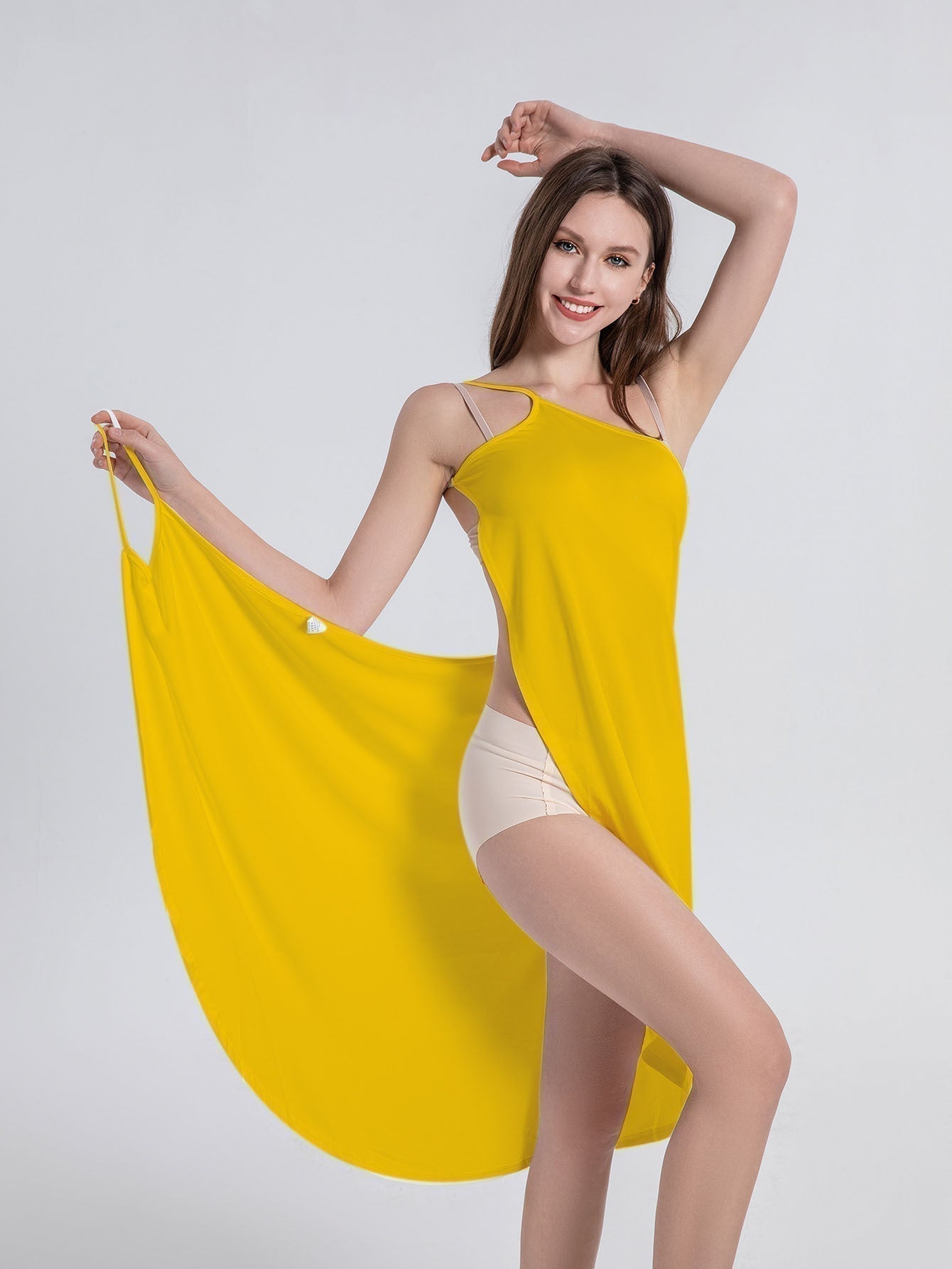 🎉🏄‍Women's Beach Wrap Dress Överdragsklädsel