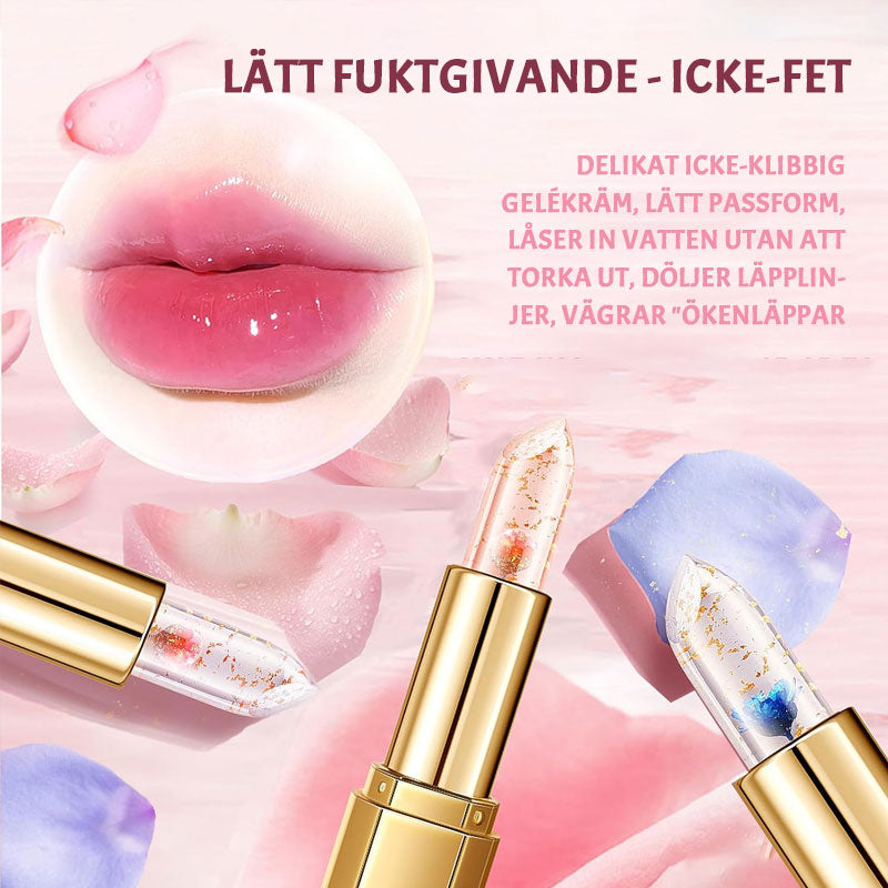 🌸Färgskiftande geléblomma läppstift💋