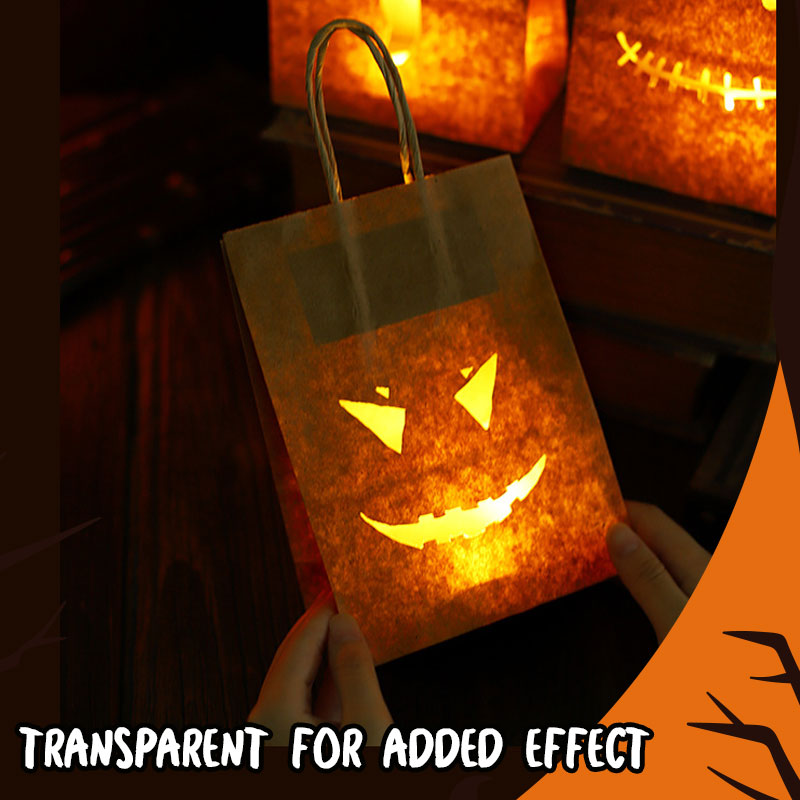 🎃「Nattlysande buspåse」—— En påse som lyser upp Halloween, 🍭godis och stjärnljus i samma påse ✨