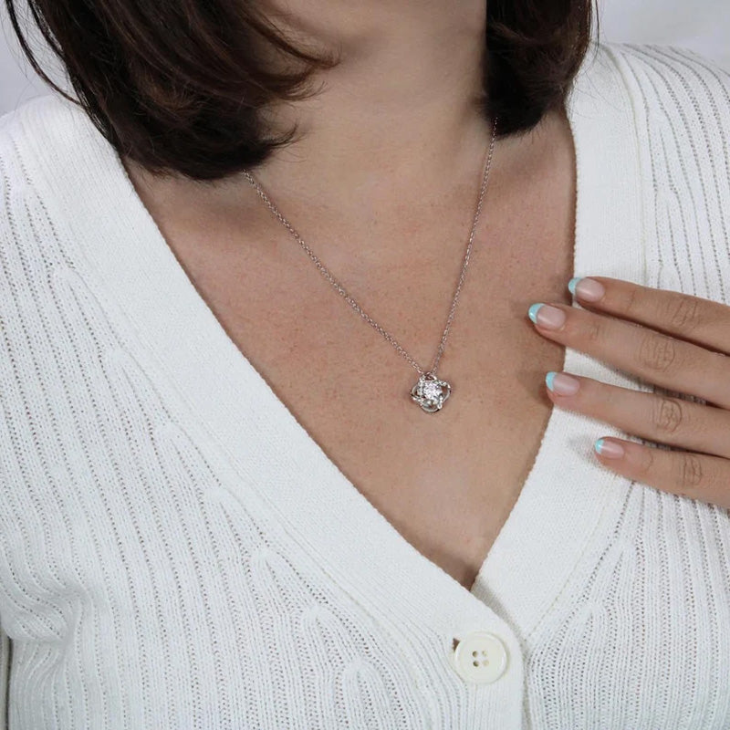 👪Till min dotter – Halsband ”Kärlekens hjärta”🍀