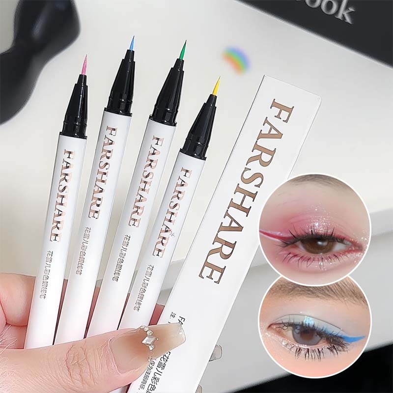 🌈Färgad flytande eyeliner👁️
