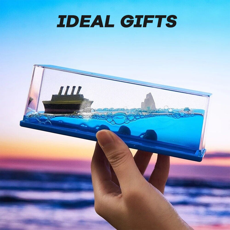 🚢Kryssningsfartyg Vätska Drift Flask🌊