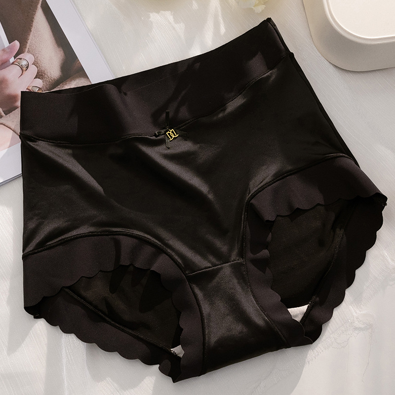 💖Storlek: 40-100 kg✨🎁Köp 1 få 2 (3-pack) 🎁Premium satin antibakteriell Ice Silk fuktabsorberande trosor