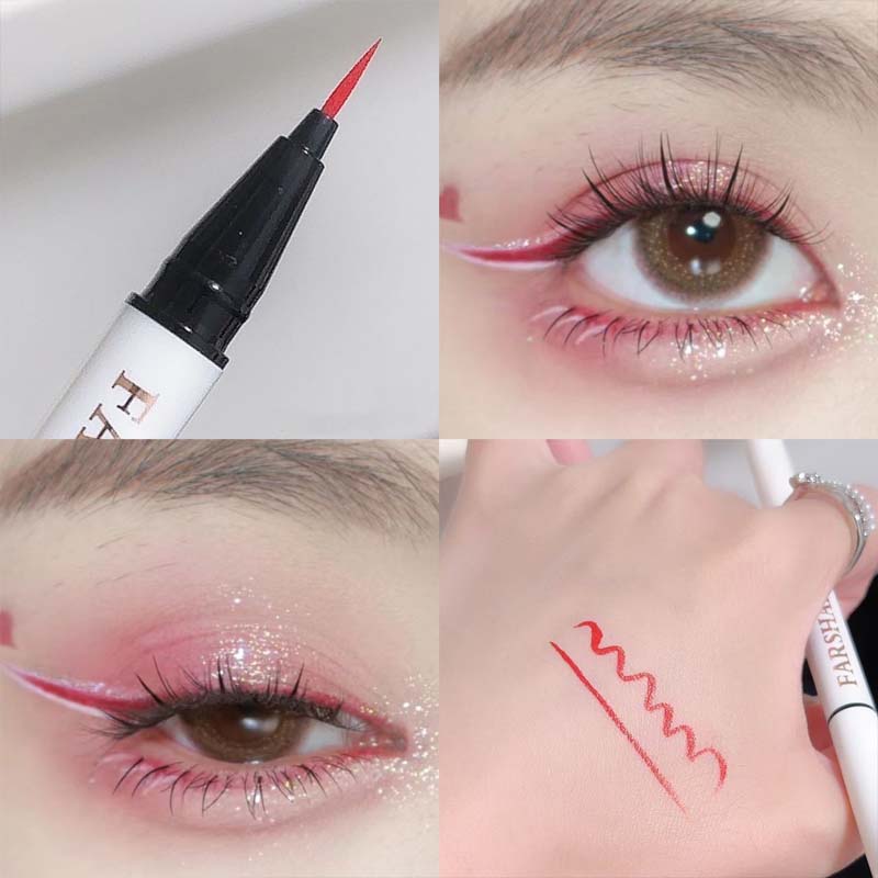 🌈Färgad flytande eyeliner👁️