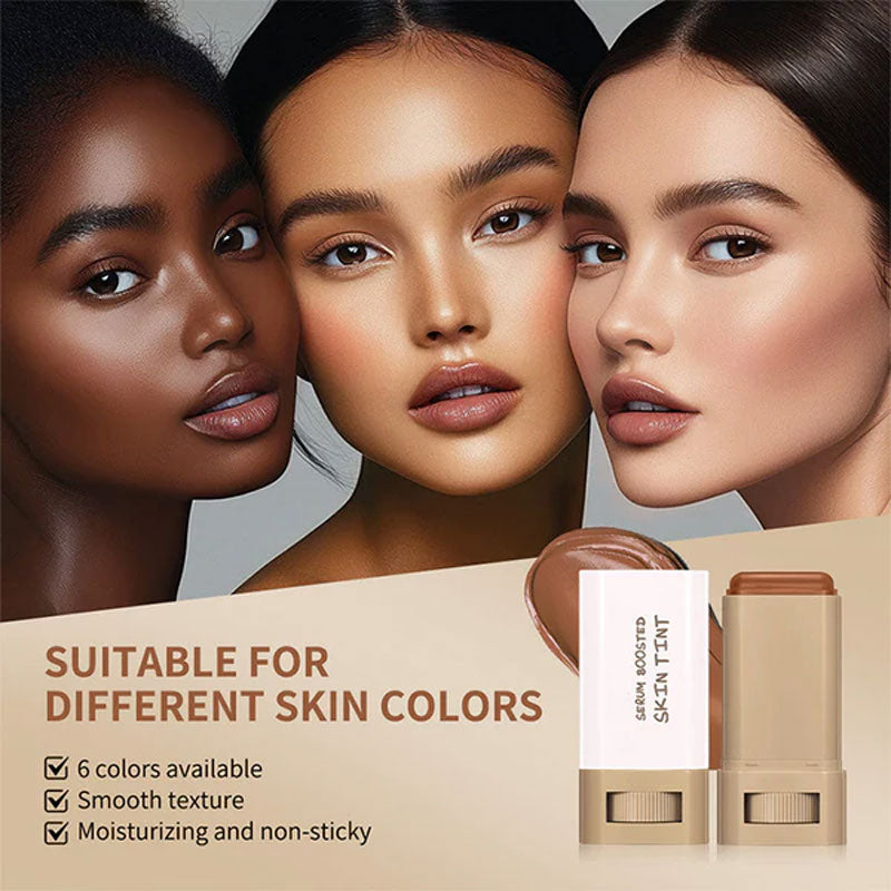 🎉 Hot Sale🔥Foundation Stick Beauty Balm Serum Boosted Skin Tint (Gratis Concealer Brush idag!!)