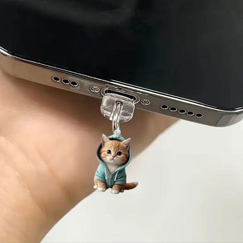 🐱Dammplugg för katt mobiltelefon🐾