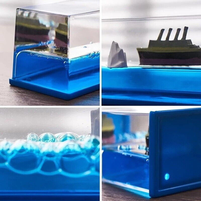 🚢Kryssningsfartyg Vätska Drift Flask🌊