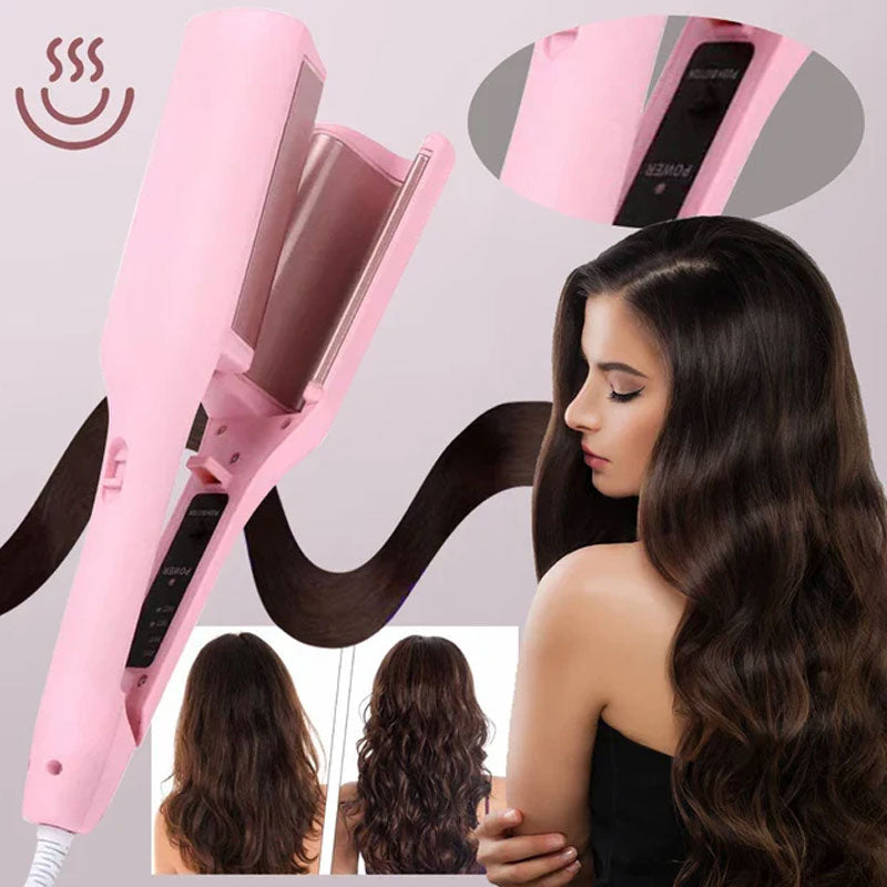 💇‍♀️32 mm locktång med fransk V-formad våg