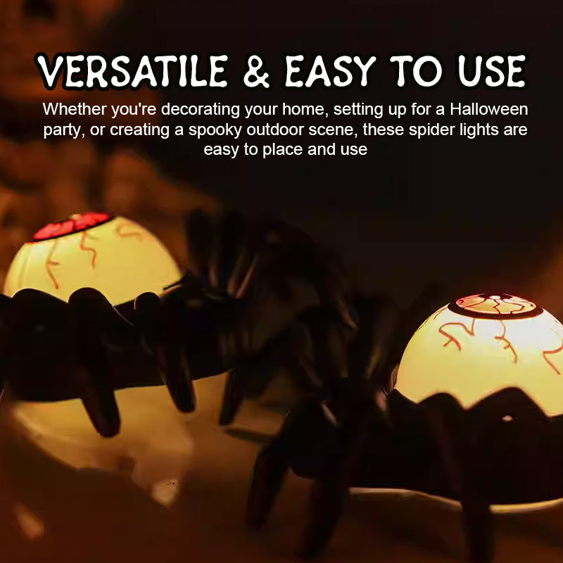 🎃Halloween-dekoration Spindelbelysnin🕷️