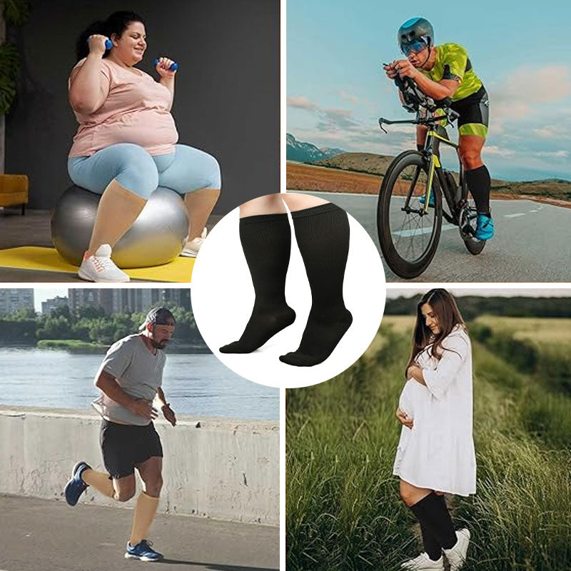 🔥Köp 1 få 1 gratis 🧦kompressionsstrumpor （2XL–7XL）