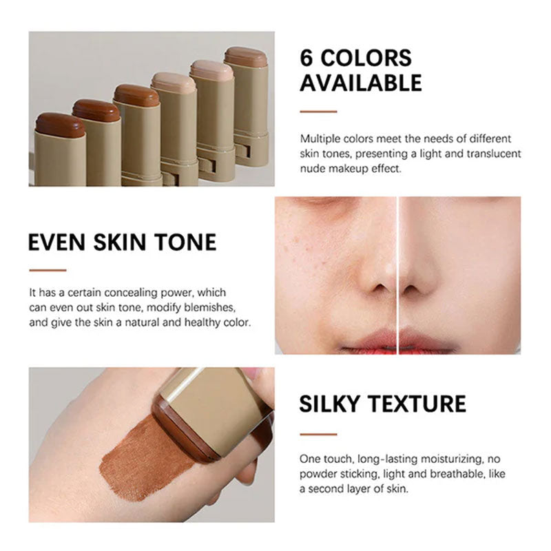 🎉 Hot Sale🔥Foundation Stick Beauty Balm Serum Boosted Skin Tint (Gratis Concealer Brush idag!!)