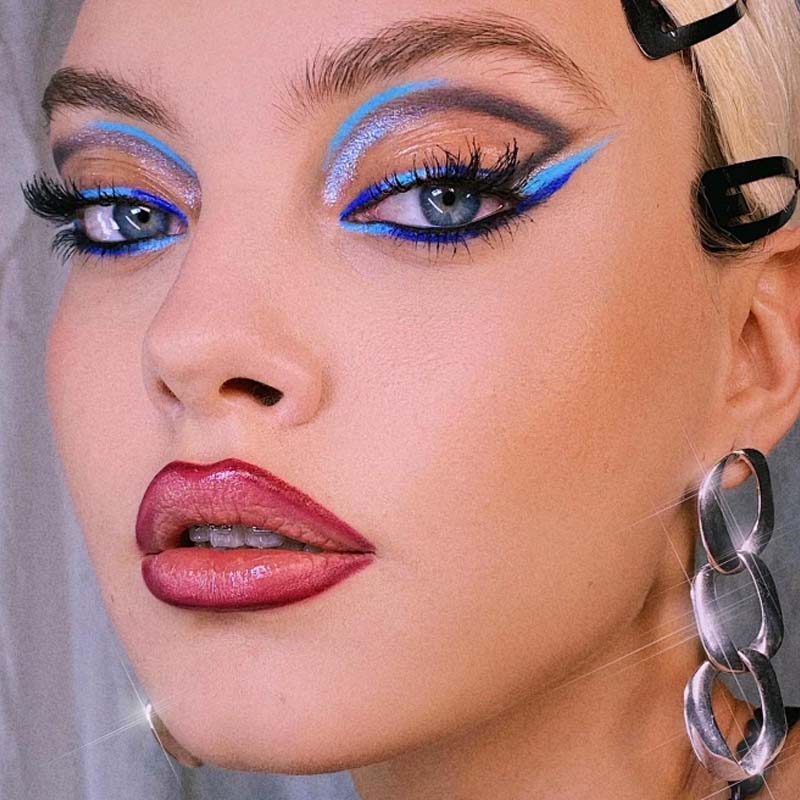 🌈Färgad flytande eyeliner👁️