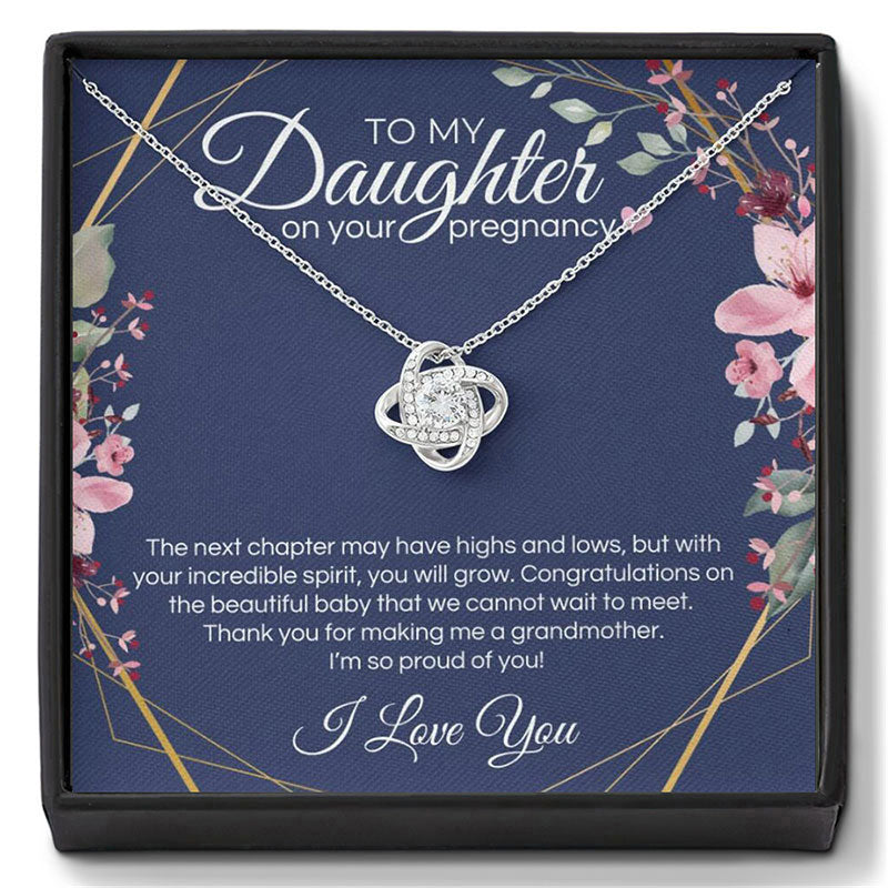 👪Till min dotter – Halsband ”Kärlekens hjärta”🍀