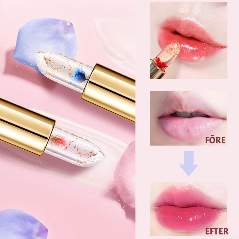 🌸Färgskiftande geléblomma läppstift💋