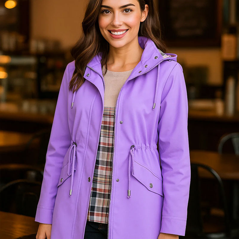 🧥Ny vattenavvisande trenchcoat för damer – Högkvalitativ gränsöverskridande damkonfektion med rutigt foder✨