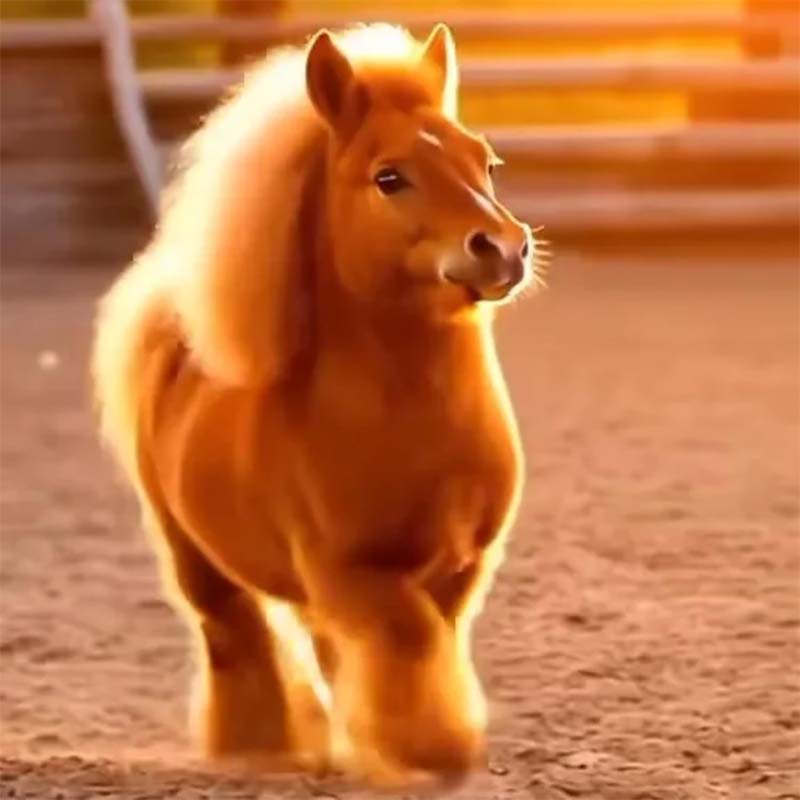 🐴 Adoptera en elektrisk ponny! Fluffig och bedårande. ✨