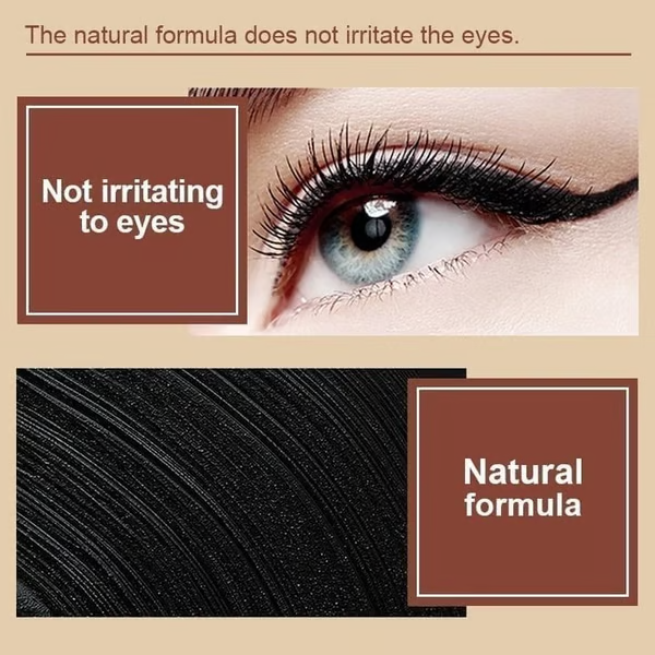 🌿Naturlig svart, långvarig gel-eyeliner🧼
