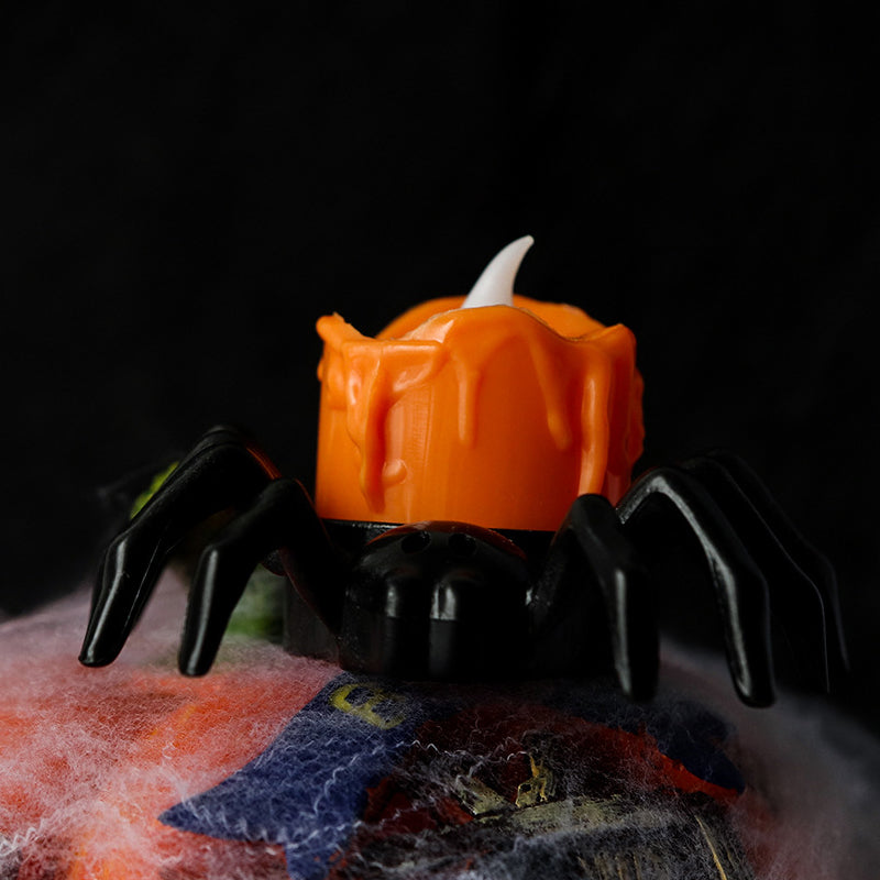 🎃Halloween-dekoration Spindelbelysnin🕷️