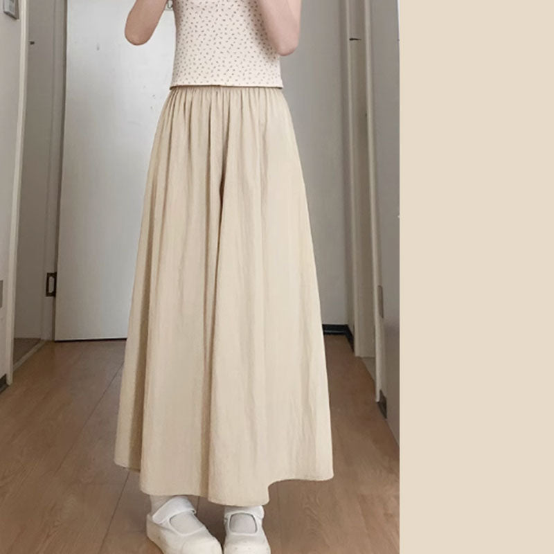 🍑SOMMAR HÖG MIDJA VIDA BEN KJOL BYXOR KVINNOR