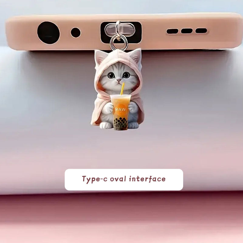 🐱Dammplugg för katt mobiltelefon🐾