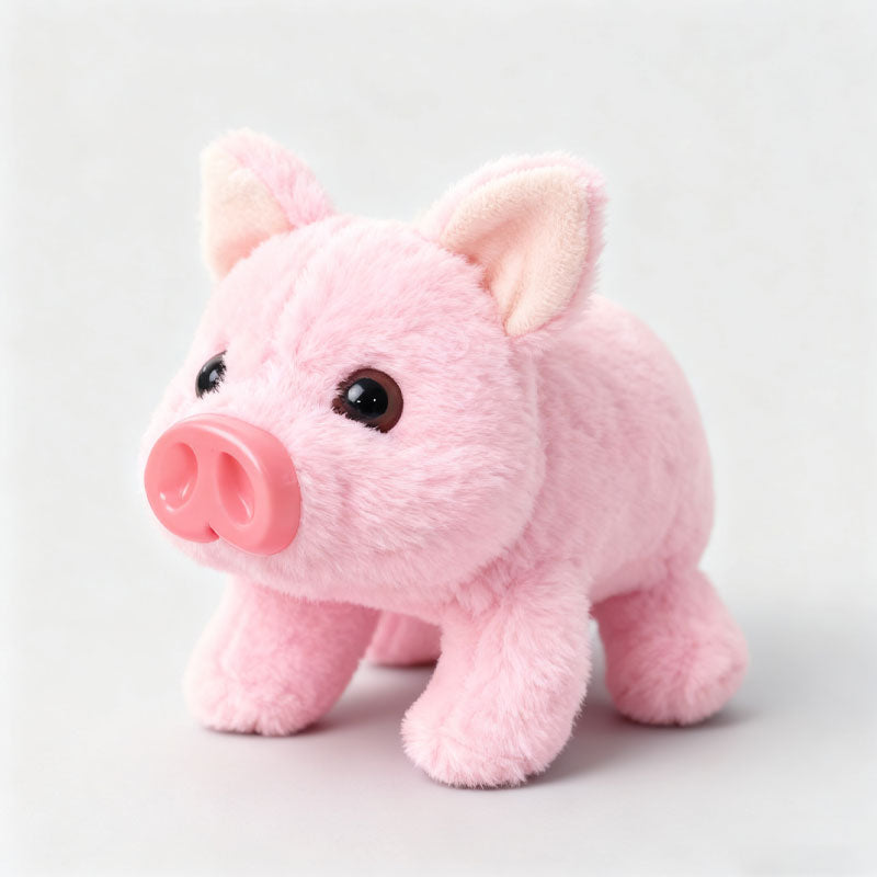 🐷Elektrisk Gående Gris Plyschleksak