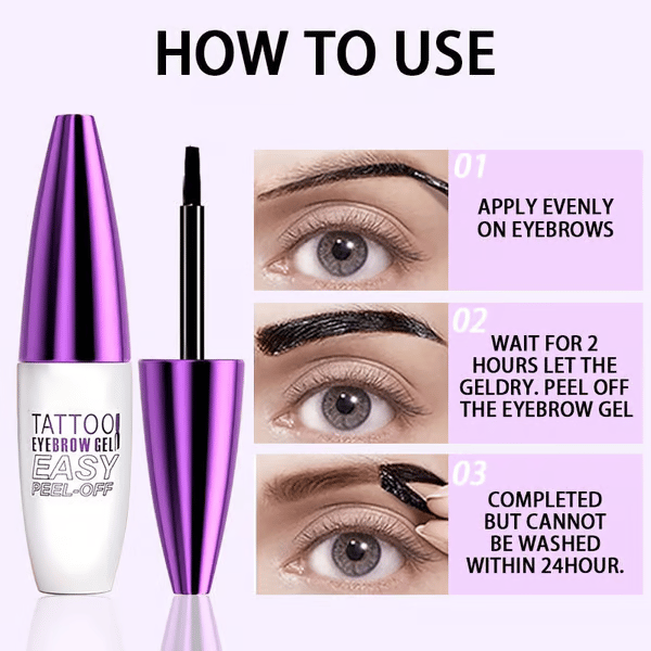 🌟Sista dagen Köp 1 Få 1 Gratis🔥Semi-Permanent tatuering ögonbryn Gel