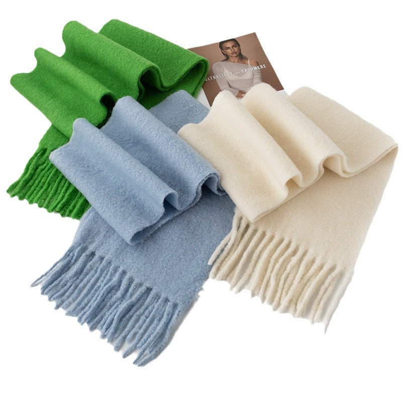 🧣 Enfärgade klassiska halsdukar – mjuk elegans🌟