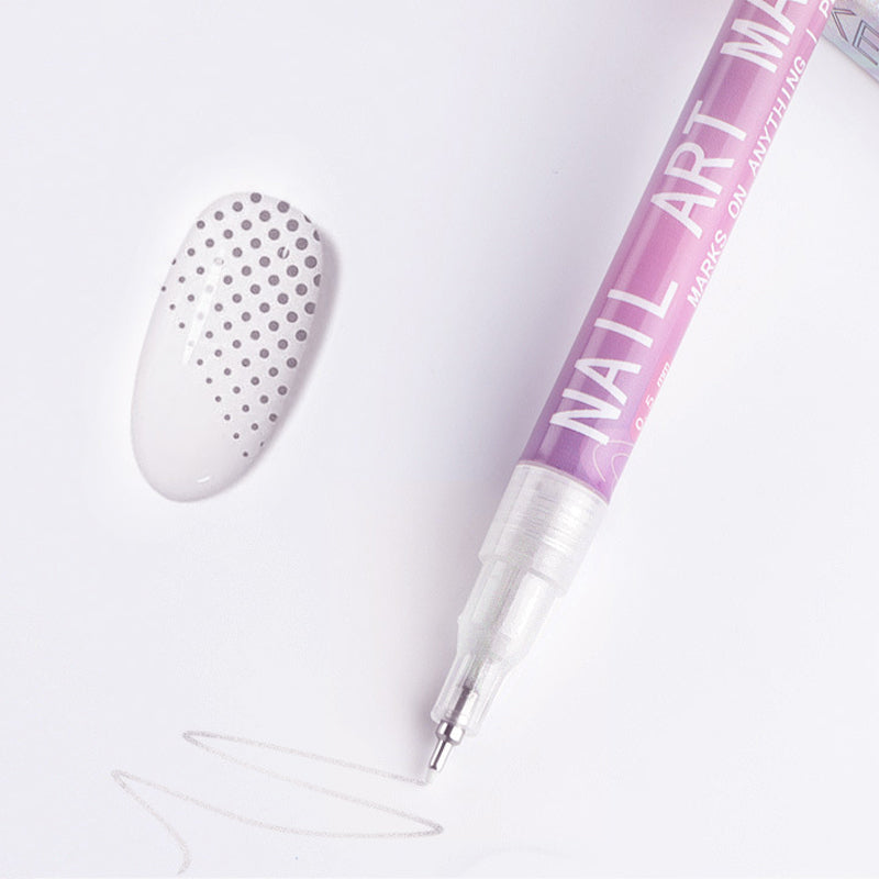 🎁Rea 50 % rabatt⏳Set med 12 nagelpennor i olika färger